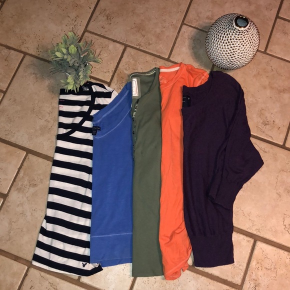 American Eagle Outfitters Tops - 5 American eagle shirts